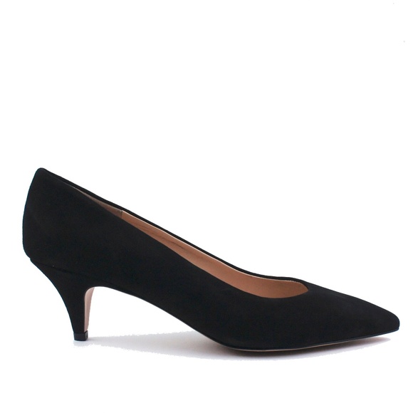 New JCREW Dulci Kitten heels in Black Suede - Picture 2 of 4